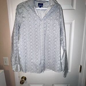 Apt. 9 Men's White Floral Shirt